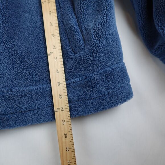 Pretty Little Thing Zip Up Jacket Women's Size 8 Blue Collared Fall Comfy School - Picture 6 of 15